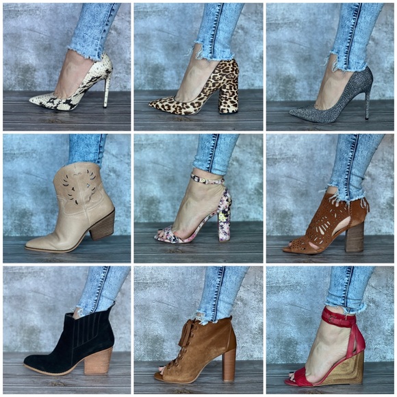 Shoes heels booties pumps sandals flats loafers - Picture 8 of 9